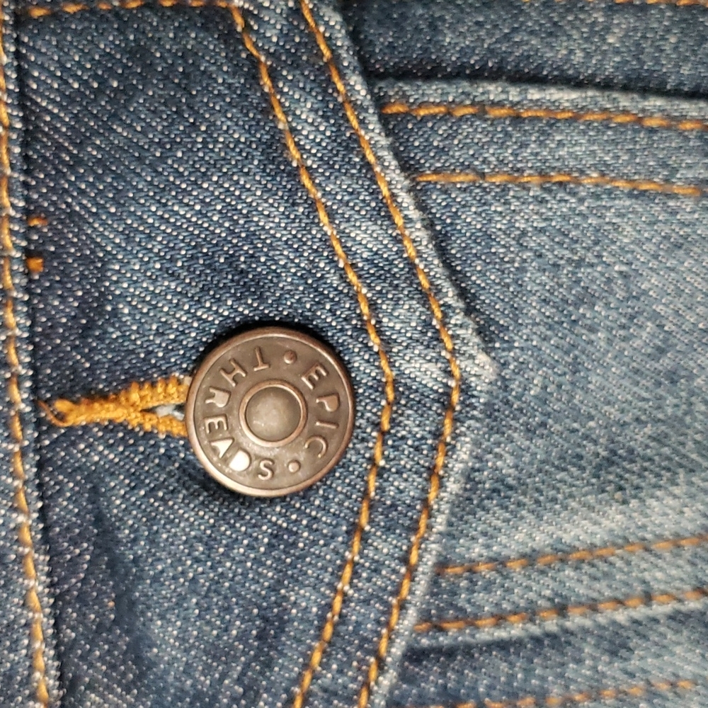 Epic Threads Embroidered Denim Jacket Size S - Picture 5 of 12